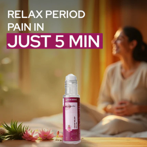 Cramp Relief Roll-On | Instant Relief for Cramps & Muscle Pain | Natural Relaxation