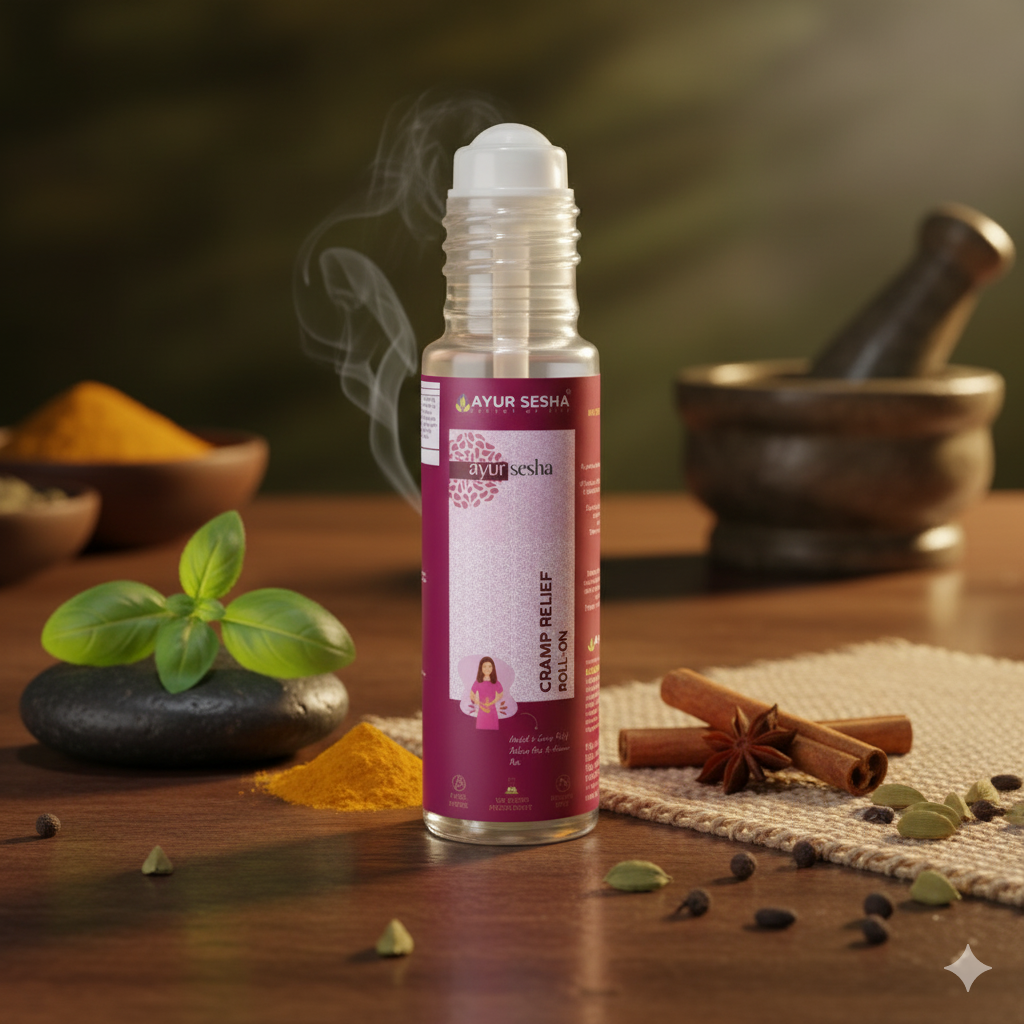 Cramp Relief Roll-On | Instant Relief for Cramps & Muscle Pain | Natural Relaxation
