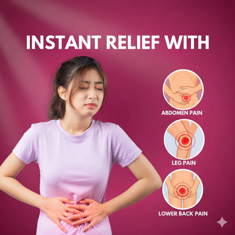 Cramp Relief Roll-On | Instant Relief for Cramps & Muscle Pain | Natural Relaxation